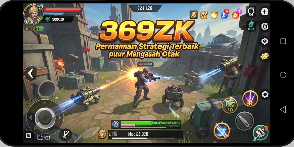 Tampilan gameplay seru dari 369ZK menunjukkan strategi cerdas dan pertempuran.