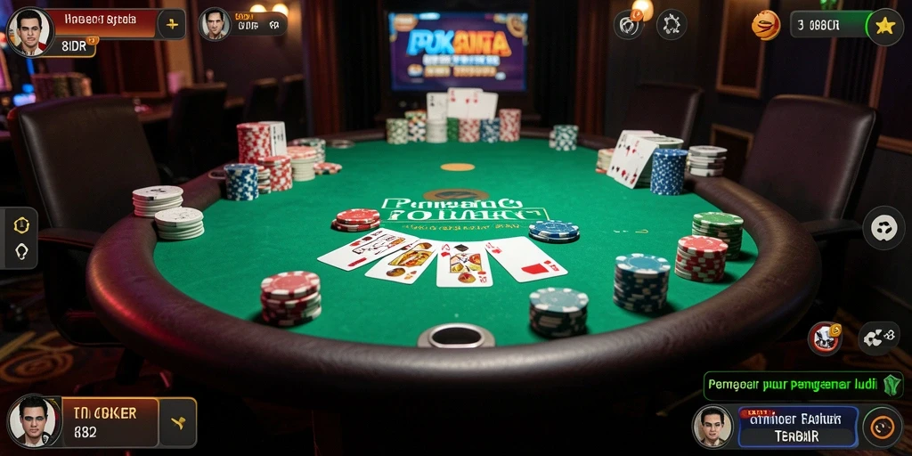 Screenshot gameplay Poker 88IDR yang menampilkan aksi menggembirakan.