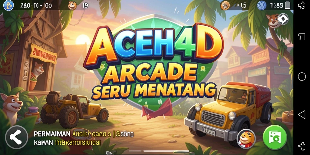 Tampilan gameplay seru di ACEH4D dengan tantangan menarik.