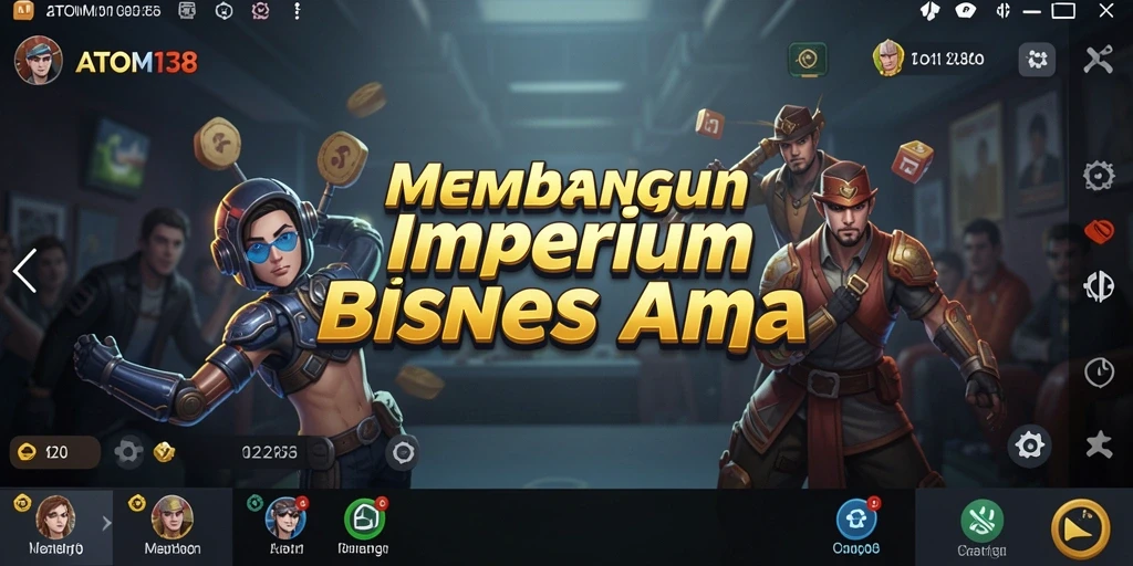 Tampilan gameplay Tycoon yang mengesankan dalam ATOM138.