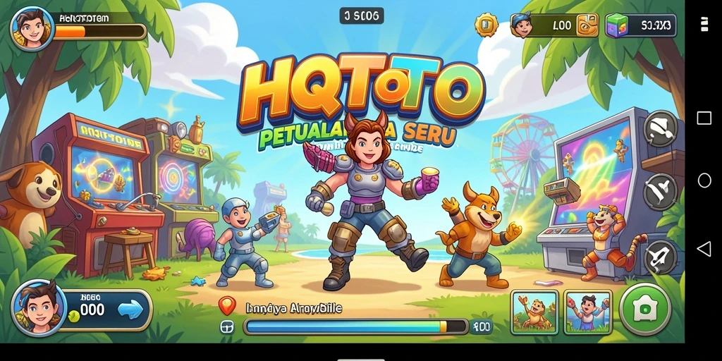 Tampilan gameplay seru dan menantang di HQTOTO.