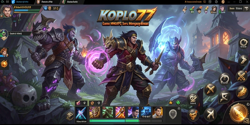 Tampilan gameplay KOPLO77 dengan pertarungan yang seru dan grafis menawan.
