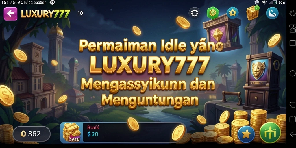 Tampilan menarik dari gameplay LUXURY777 yang menampilkan kemajuan pembangunan.
