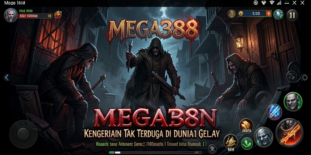 Screenshot gameplay MEGA388 menampilkan momen menegangkan di dunia Horror.