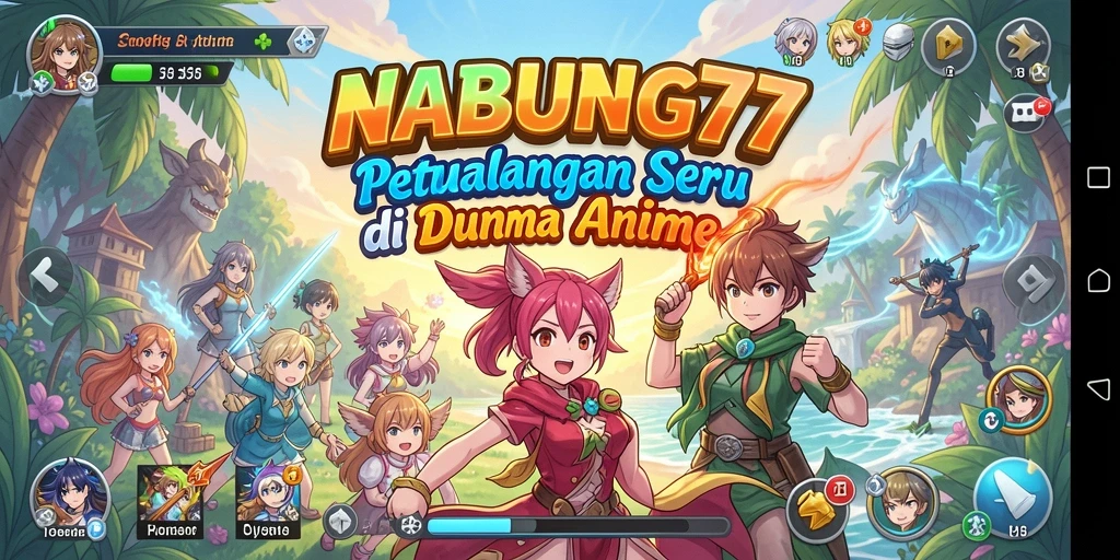 Screenshot NABUNG77 menampilkan momen seru dalam dunia anime.