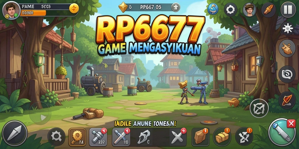 Tampilan gameplay menarik dari RP6677 yang menyenangkan.