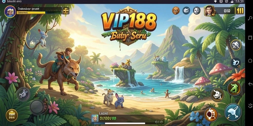 Tangkapan layar gameplay VIP188 menampilkan aksi petualangan yang mendebarkan.